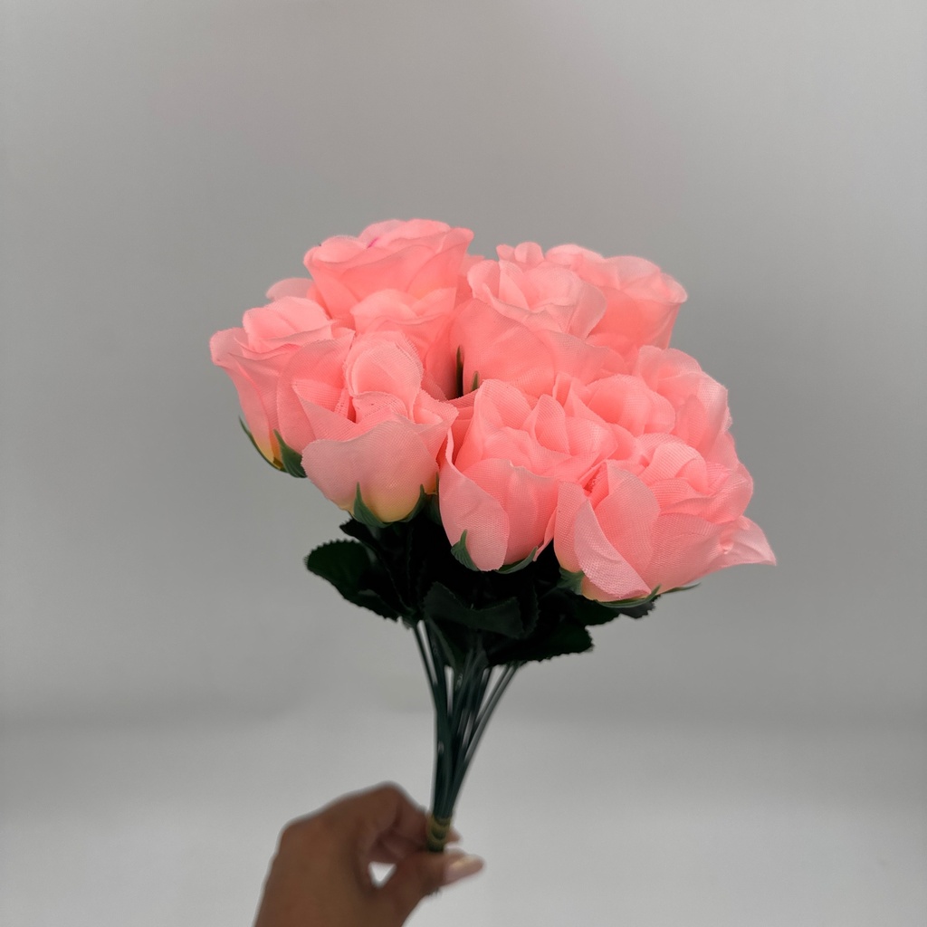BOTON DE ROSA X 20 ROSADO