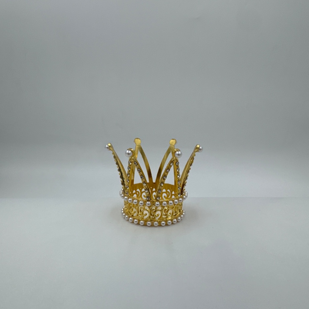 CORONA TROQUELADA DORADO 4.5 CM
