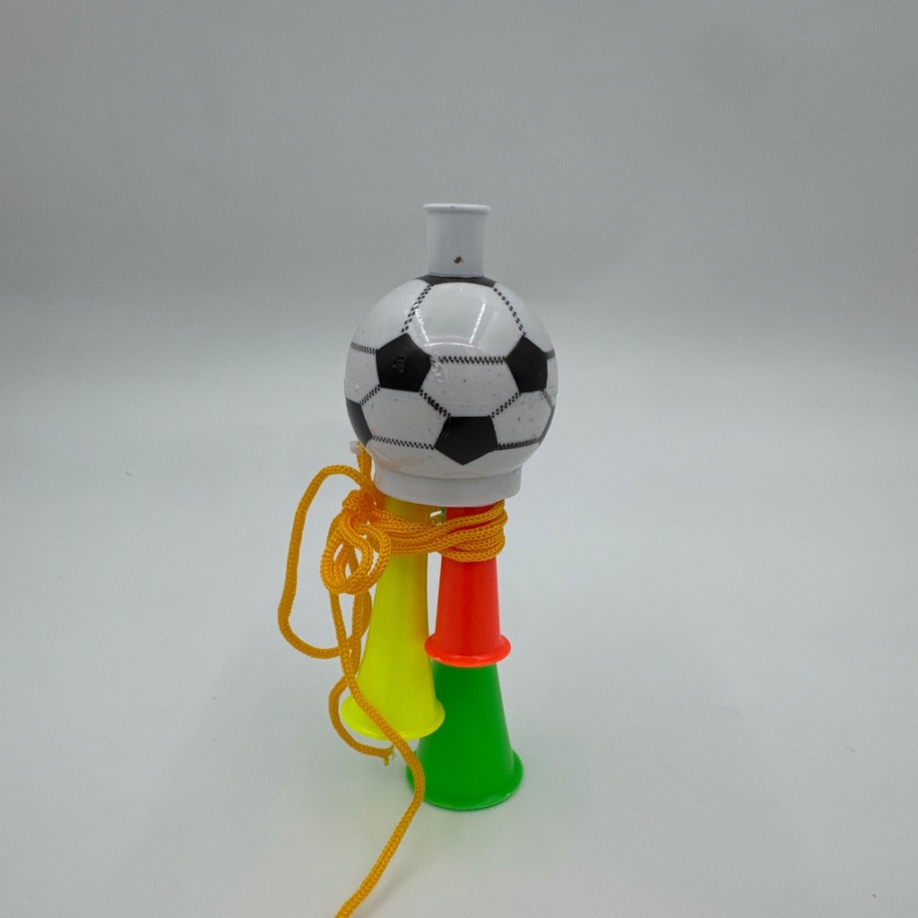 MINI VUVUZELA FOOTBALL 3 CORNETAS 13.50 CM