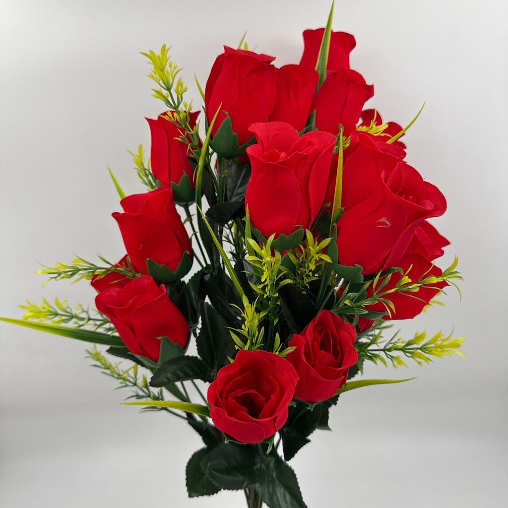 R. BOTON DE ROSA X 24 ROJO
