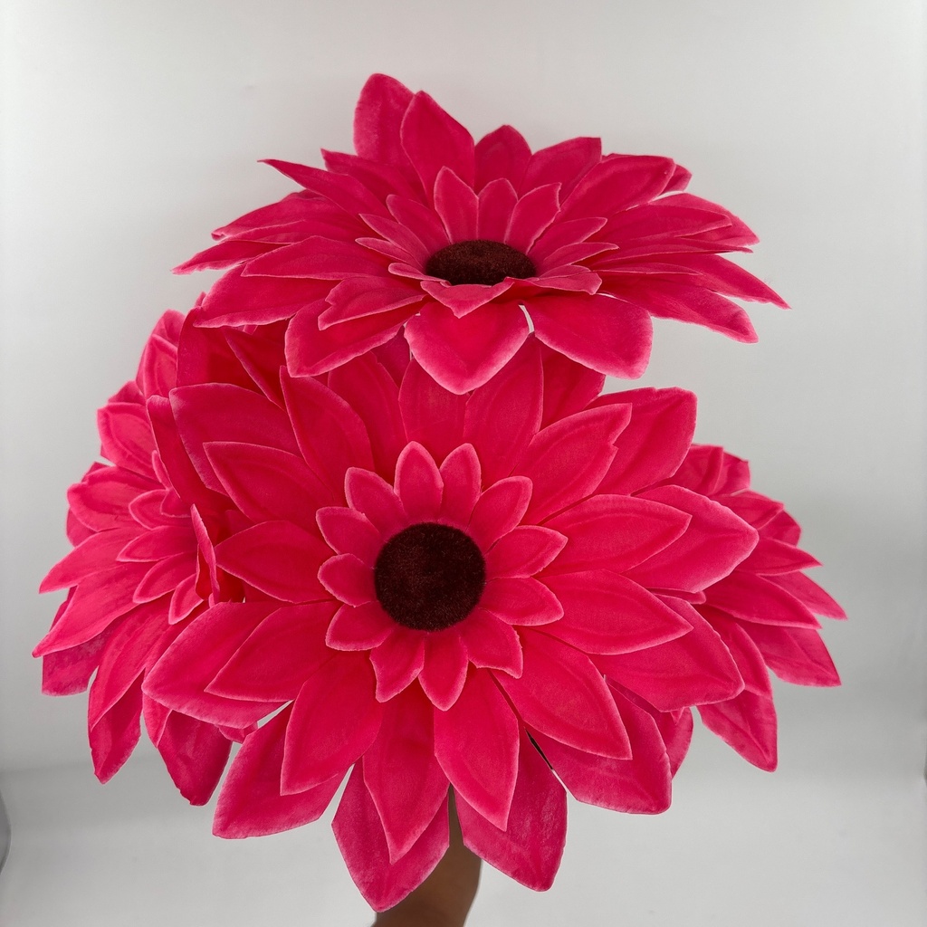 FLOR SUPER NOVA X 5 FUCSIA