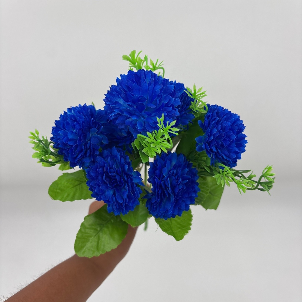 POMPONCITO X 7 AZUL
