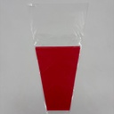 PAPEL CELOFÁN X 30 P/1 DOCENA MITAD TRANSPARENTE ROJO 61453