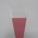 PAPEL CELOFÁN X 30 P/1 DOCENA MITAD TRANSPARENTE ROSADO 61453