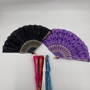 ABANICO ESPAÑOL CON LENTEJUELAS