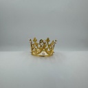 CORONA TROQUELADA DORADO C/ PERLITAS 5 CM 438029