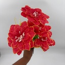 FLOR PACHA DAHLIA ROJO