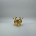 CORONA TROQUELADA DORADO 4.5 CM