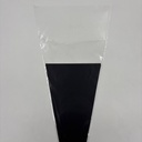 PAPEL CELOFÁN X 30 P/1 DOCENA MITAD TRANSPARENTE NEGRO 61453