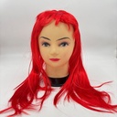 PELUCA LISA LARGA ROJO