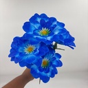 FLOR COPO DE NIEVE X 5 AZUL
